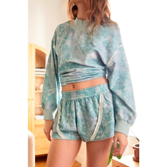 Urban Outfitters Out From Under Seamed Blue Pullover Sweatshirt - Picture 5 of 8